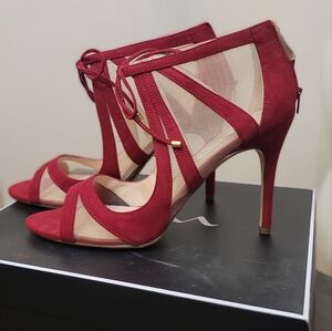 Elegant Red Stiletto Heels